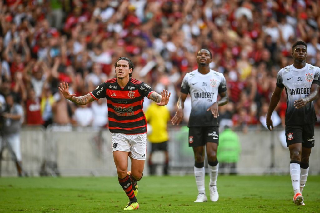 Pedro anotou um dos gols na vitória sobre o Corinthians - Foto: Marcelo Cortes / CRF